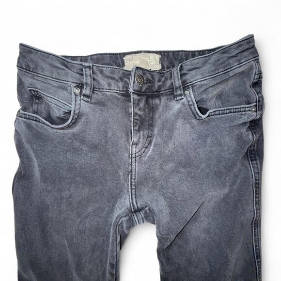 Free People Black Rita Cropped Flare Jeans Size 25 R - Picture 4 of 7